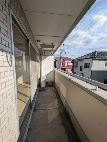 島根ハイツのバルコニー