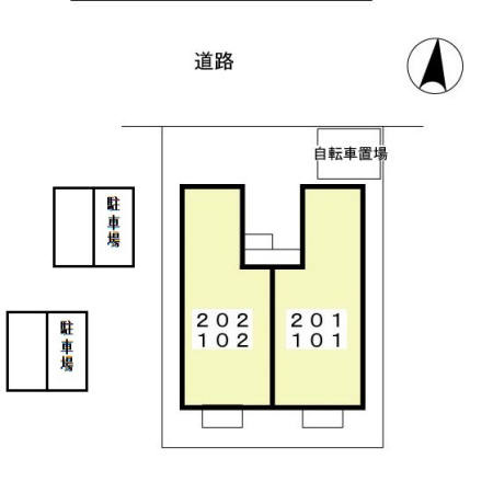 セジュール里の区画図