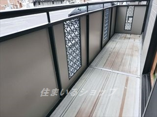 ファミールＨＩＲＯ　Ｂ棟のバルコニー