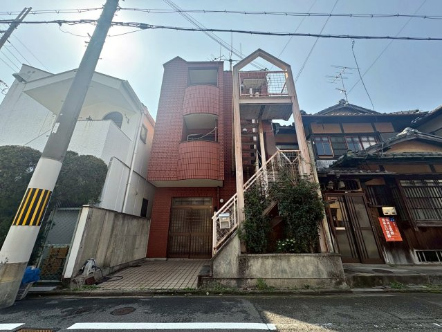 大将軍一条町　建築条件無土地の前面道路含む現地写真