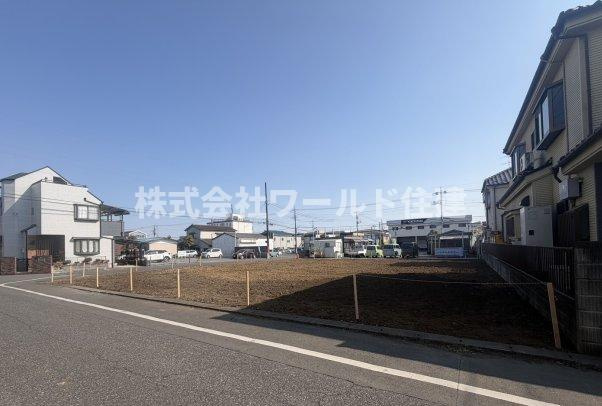 【建築条件なし】青梅市大門3丁目の前面道路含む現地写真