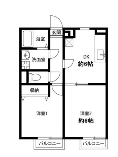 あきる野市草花のアパート