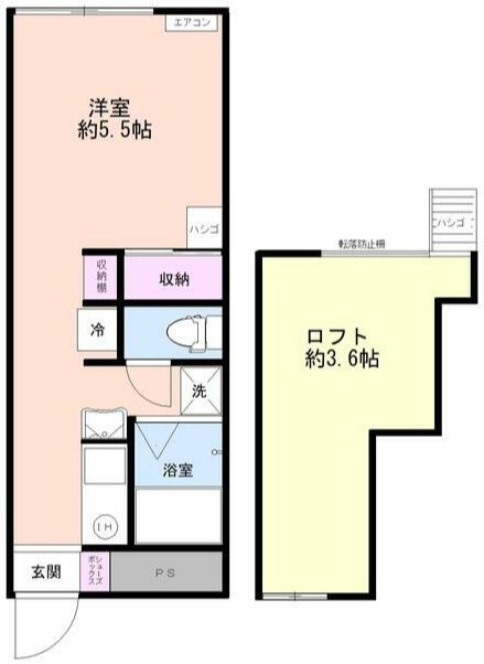 クレール小山の間取り