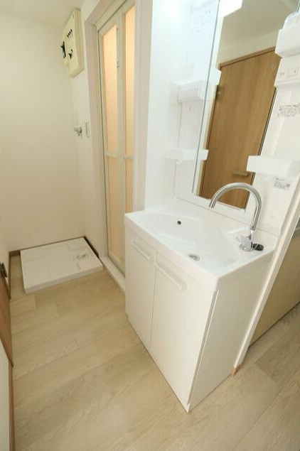 クレール小山の独立洗面台