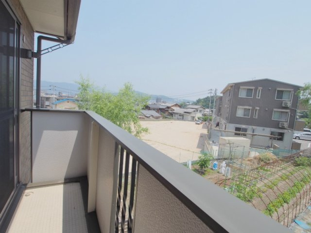 花音　B棟のバルコニー