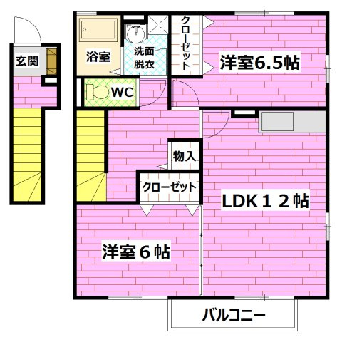 花音　B棟の間取り