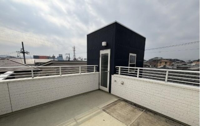 和歌山市中島のバルコニー