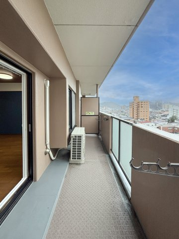 セレスト米子角盤町のバルコニー