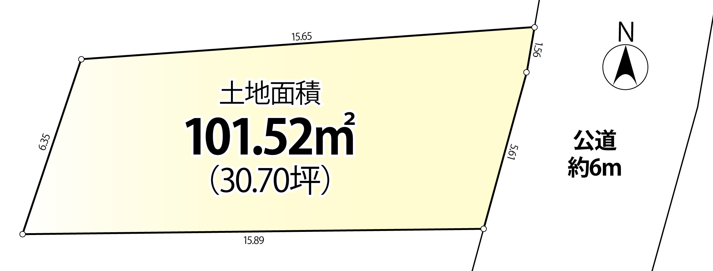 ＜LIBERi リーベリー＞練馬区平和台1丁目　土地30坪　角地の建築条件付き売地限定1区画　の区画図|土地30坪♪隣地通路につき角地のような開放的な立地です♪建築条件付きですが、土地価格＋100万円で条件外しご相談可能です！