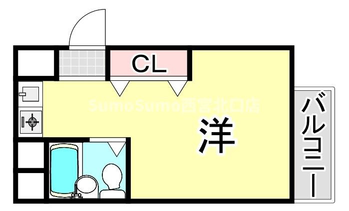 メゾンモナムールの間取り