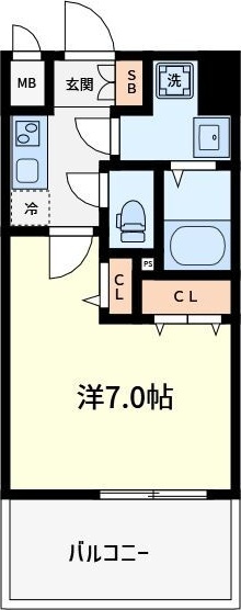 ラシーヌ瓦屋町の間取り