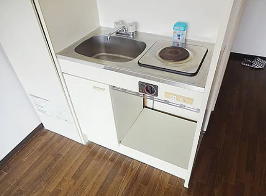 満室・屋上防水工事済！御堂筋線「あびこ」駅1棟マンションのキッチン