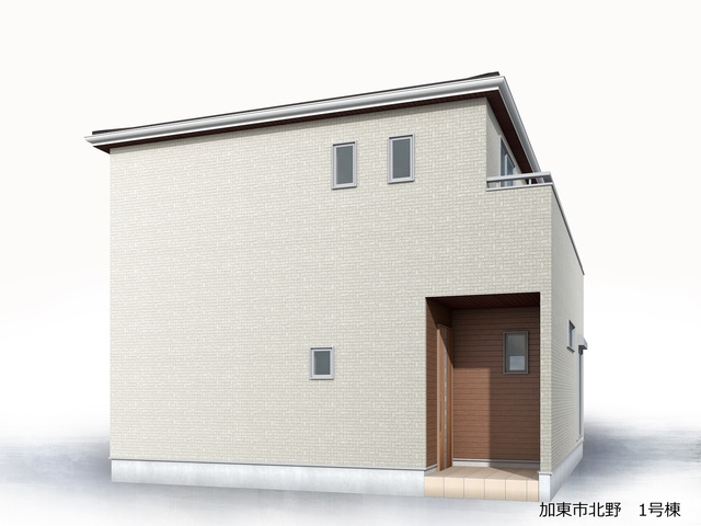 リーブルガーデン加東市北野の外観パース