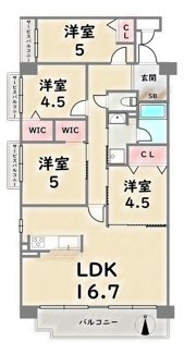 【間取り】 | レックスシティ京都西院