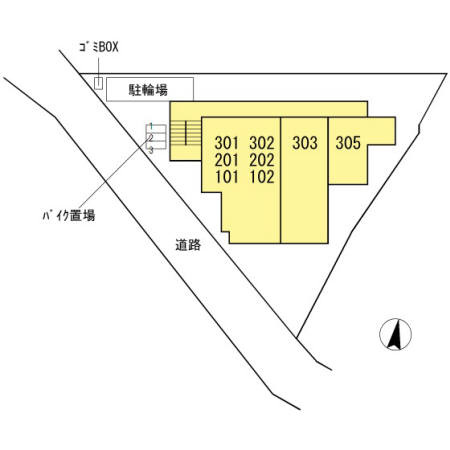 ソラーナの区画図
