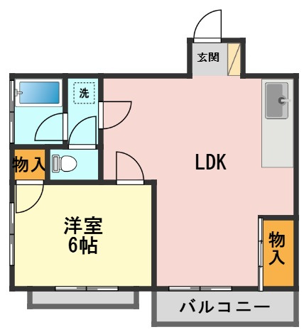コーポラス上田の間取り