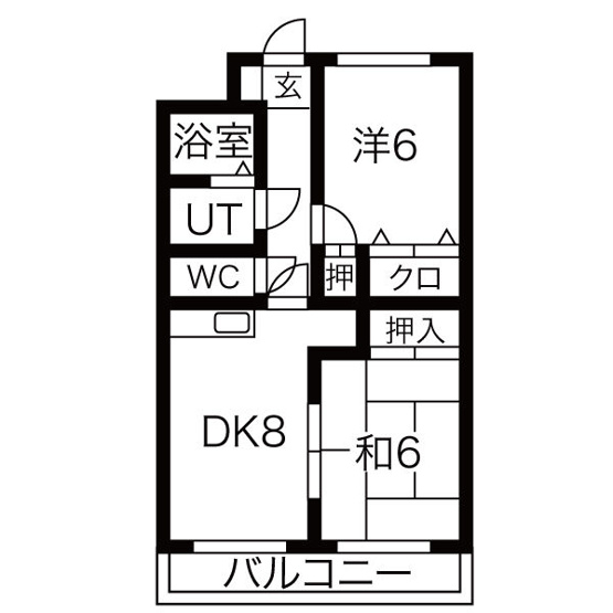 【間取り】 | コンフォール石坂D