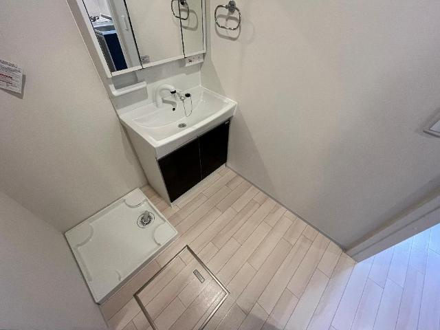 野口町長砂新築アパートの洗面所|洗面（イメージ）