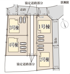 リーブルガーデン加東市北野の区画図