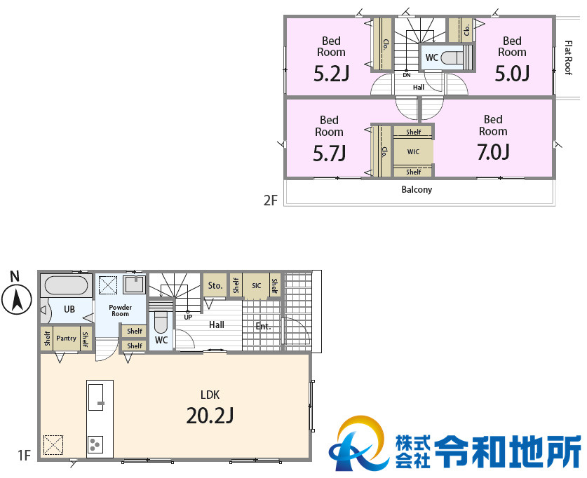 新築戸建　藤沢市大庭の間取り