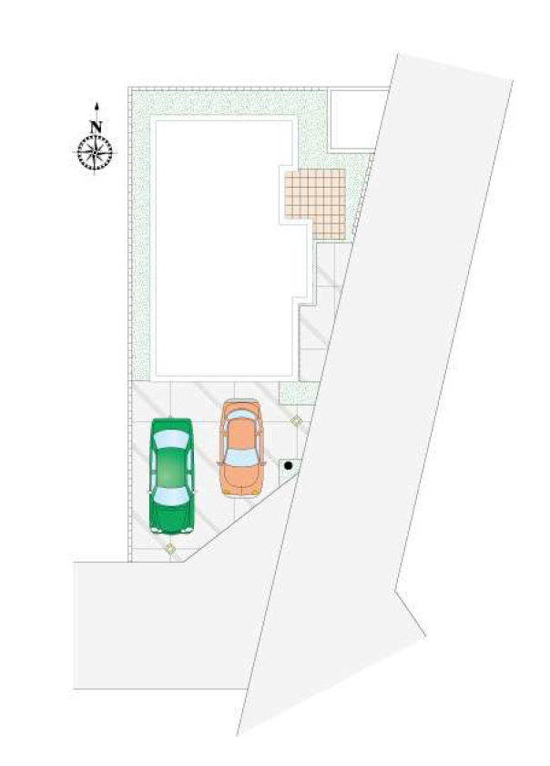 所沢市上新井5丁目・全6棟　新築一戸建　5号棟の玄関|2026年3月31日撮影