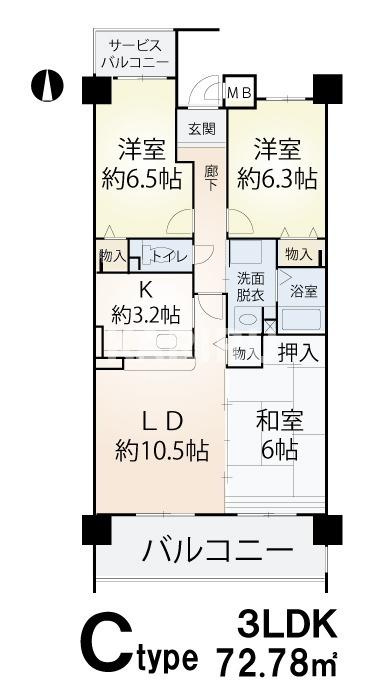 コレンテの間取り