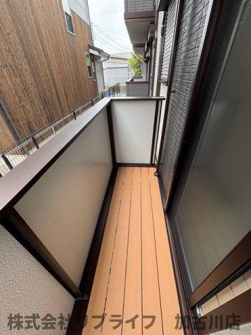 コーワロジデンスのバルコニー