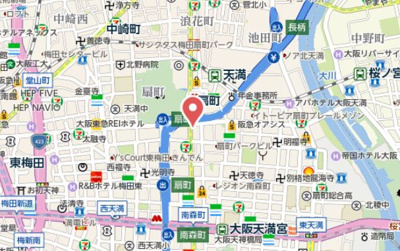 【地図】 | プリエ扇町パークサイド