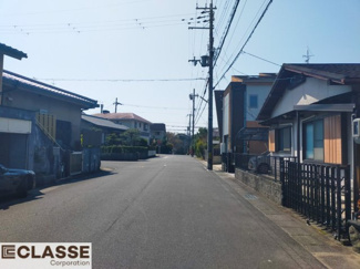 【前面道路含む現地写真】 | 城陽市寺田深谷　売土地　建築条件無し