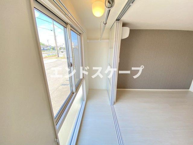 ルビーＤのバルコニー|高崎、前橋、伊勢崎エリアのお部屋探しはエンドスケープまで！お客様の理想お聞かせ下さい♪
