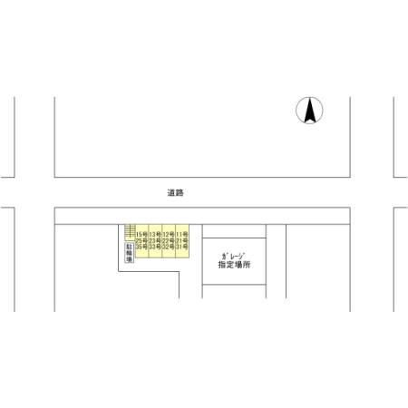 西浦マンションの区画図
