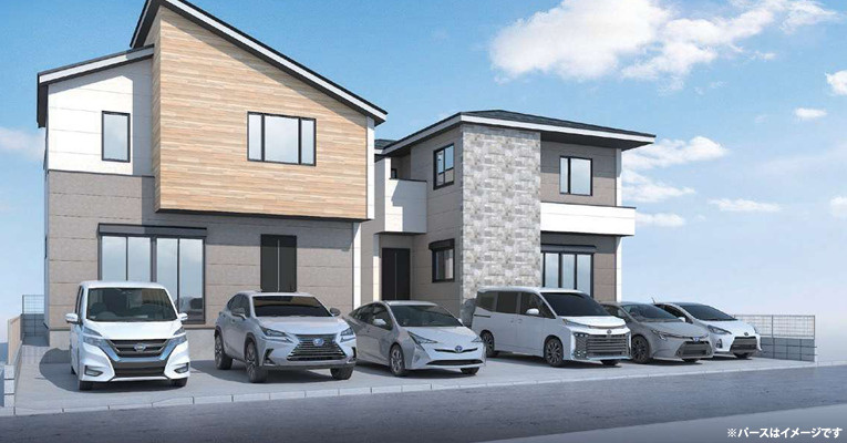 藤間 新築戸建ての外観パース
