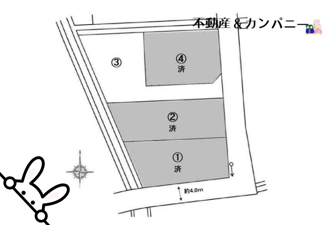 松前町中川原のお土地3号地　伊予郡松前町大字中川原の売土地