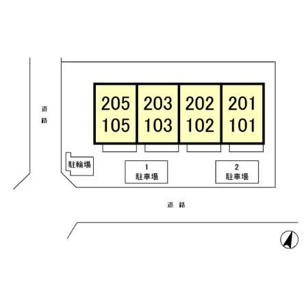 セジュール上鶴間の地図