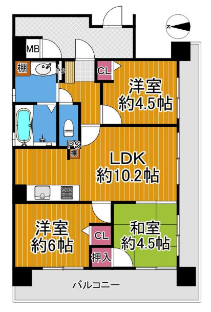 【間取り】の画像