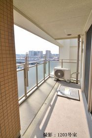 スカイグランデ船橋宮本のバルコニー