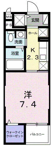 クレセールの間取り