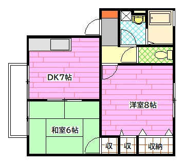 セジュール天の辻の間取り|※同じ間取りの別部屋のお写真です※