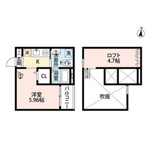 Castello　chiave(カストロキアー　名古屋市賃貸　仲介手数料無料の間取り