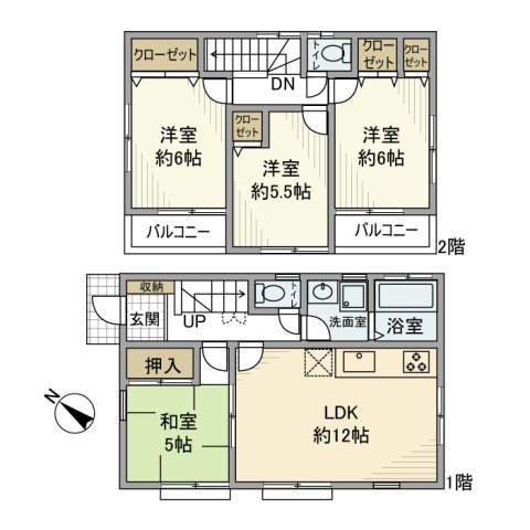 赤塚戸建の間取り