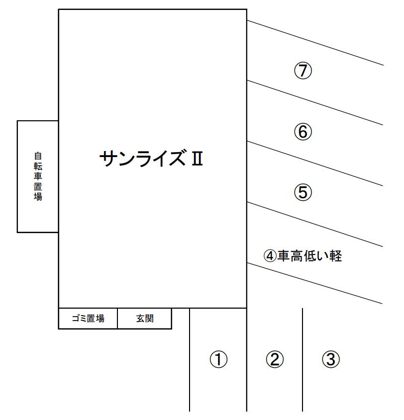 サンライズⅡの区画図