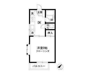 ニューメゾンＩＩの間取り
