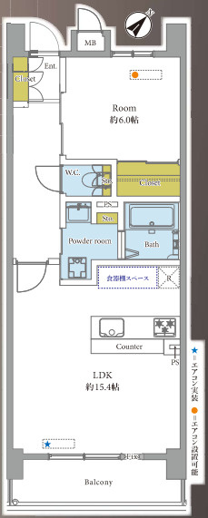 【間取り】 | アルファライフ博多☆仲介手数料無料☆