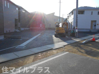 【前面道路含む現地写真】 | 二本松市郭内2丁目新築一戸建て6棟 | 前面道路含む現地写真です
