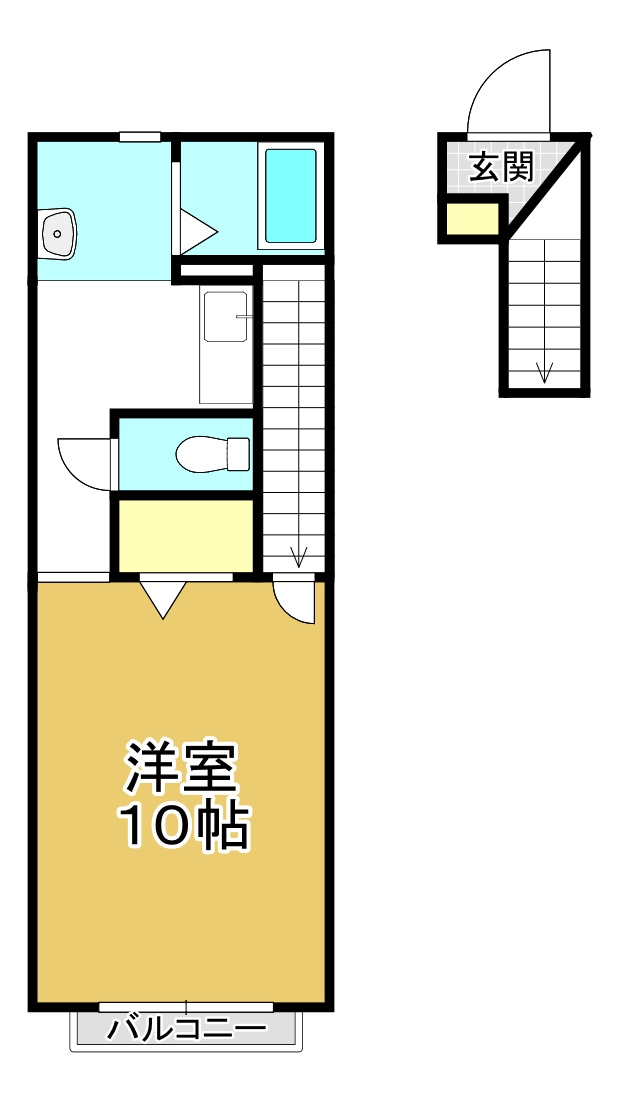 シャトレーヌⅡの間取り