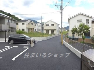 広島市安佐北区三入２丁目のアパートの展望|募集のお部屋（101号室）からの眺望です！