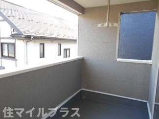 【バルコニー】 | 二本松市郭内2丁目新築一戸建て6棟 | 落ち着いた時間を過ごせるバルコニーです