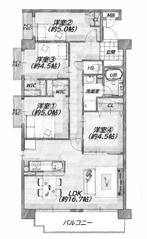 【間取り】 | レックスシティ京都西院