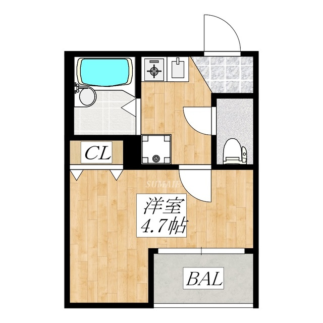 グランパイン小岩の間取り|南東向きのお部屋です☆