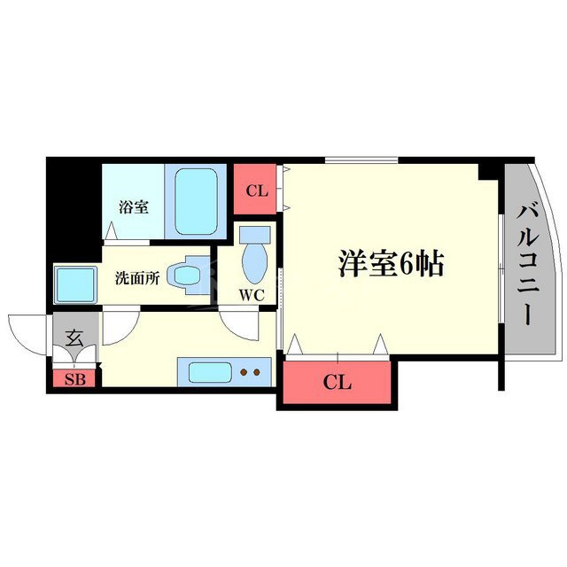 マロット天神橋の間取り